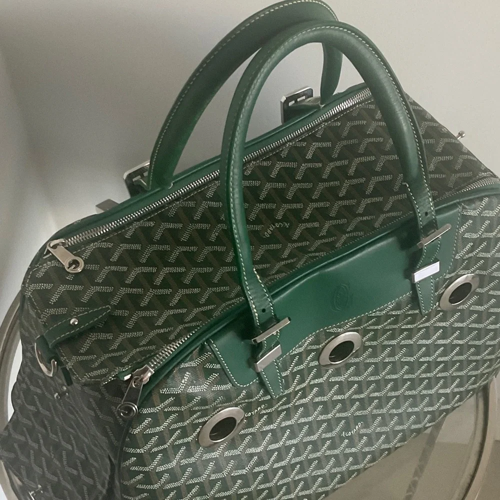 $5340 Goyard Green Dog carrier  Bag - Picture 4 of 12